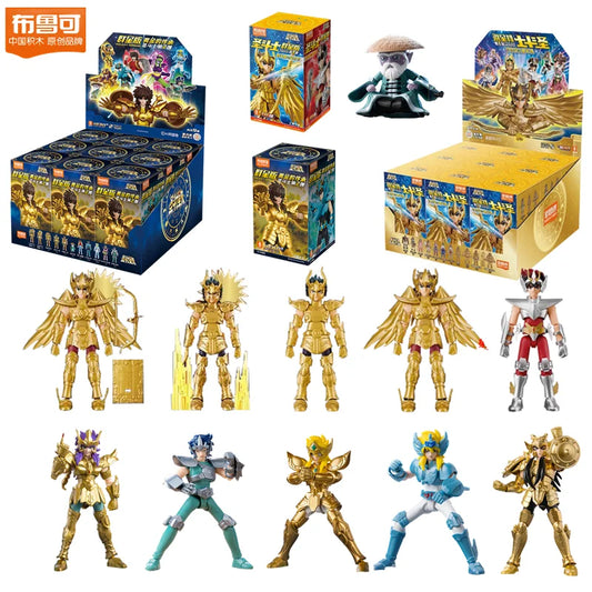 EZ Blokees Gold Saint Building Block Saint Seiya Assembling Toys Shura Aiolos Hidden items Assembly Figure Children Birthday Gift