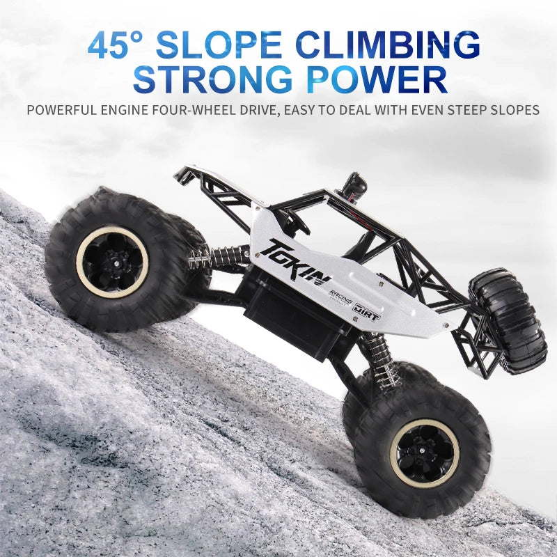 EZ Oike RC Car Remote Control Climbing Vehicle Outdoor All Terrain Off-road Trucks 4WD Racing Drift Cars Toy Gift for Kids Adults