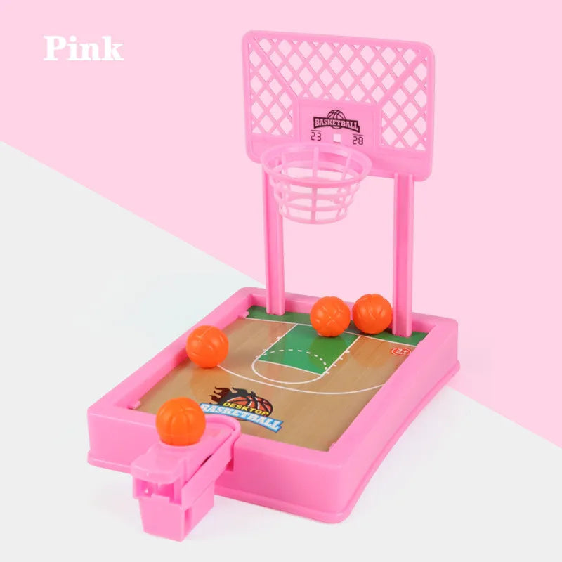 EZ Mini Desktop Board Game Basketball Hoop Finger Shooting Machine Party Table Interactive Sport 2 Players Games Ball Toys For Kids