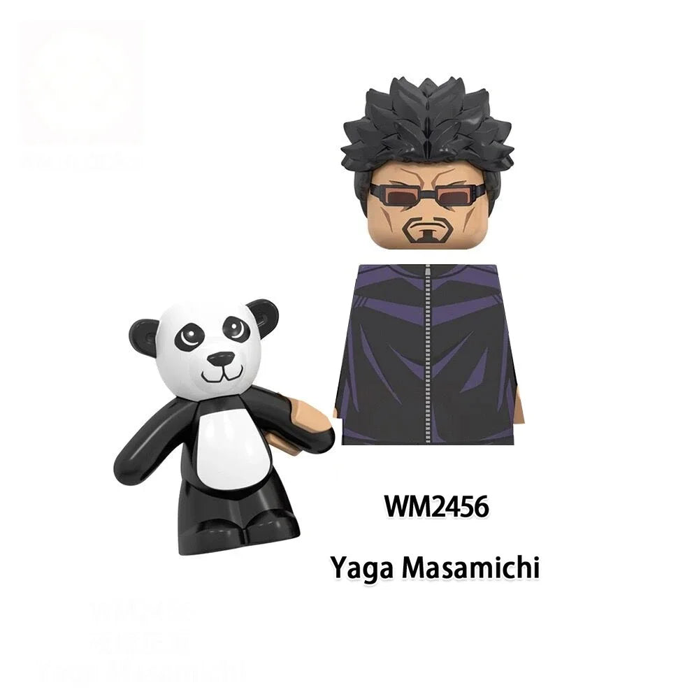 EZ Jujutsu Kaisen Anime Cartoon Gojo Satoru Itadori Yuj Fushiguro Megumi Okkostu Yuta Building Blocks Mini Action Figures Kids Toy