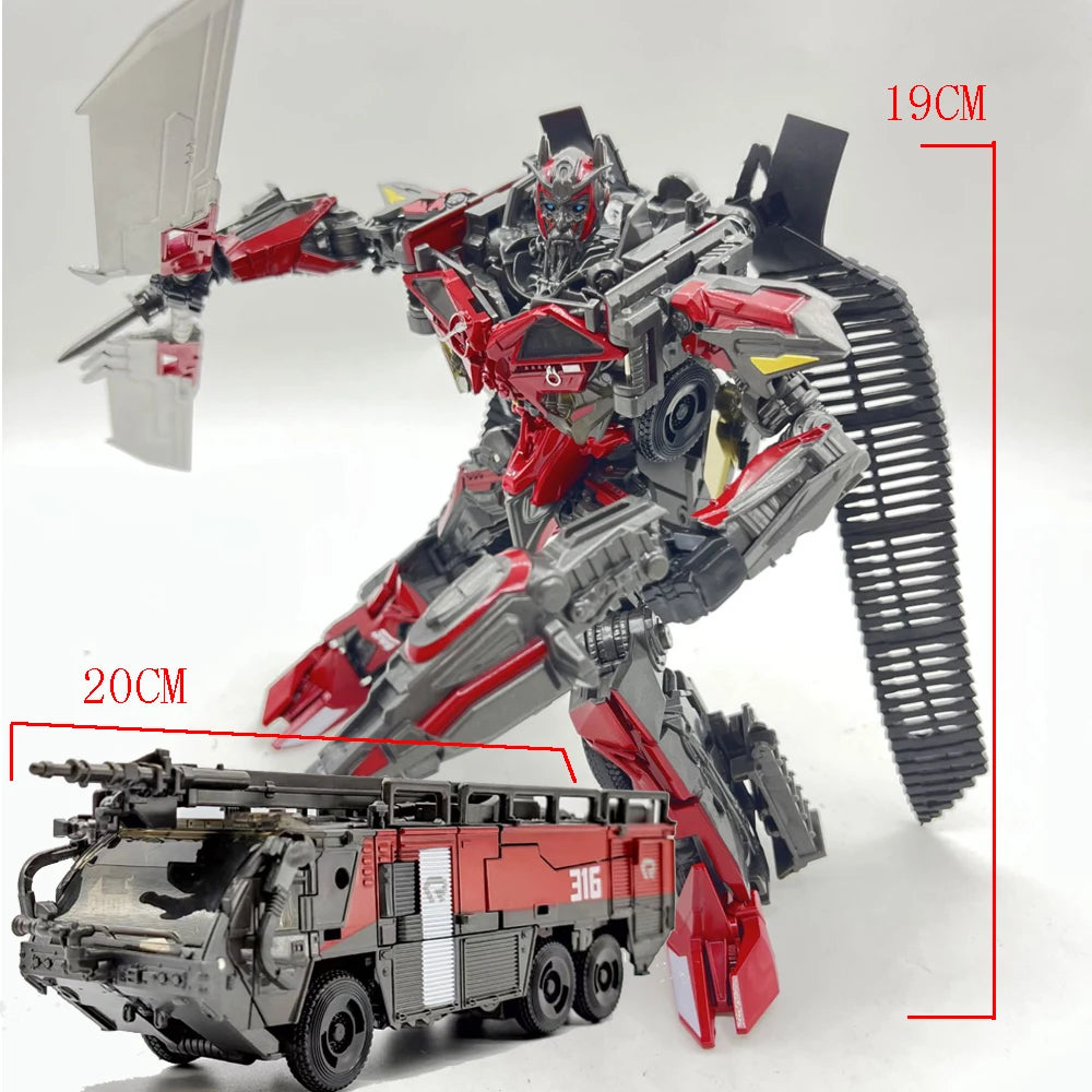 EZ Transformation Toys Sentinel Prime TW1024 SS61 BAIWEI Fire Engine Truck Autobot Alloy Model Action Figure Deformation Robot Gift