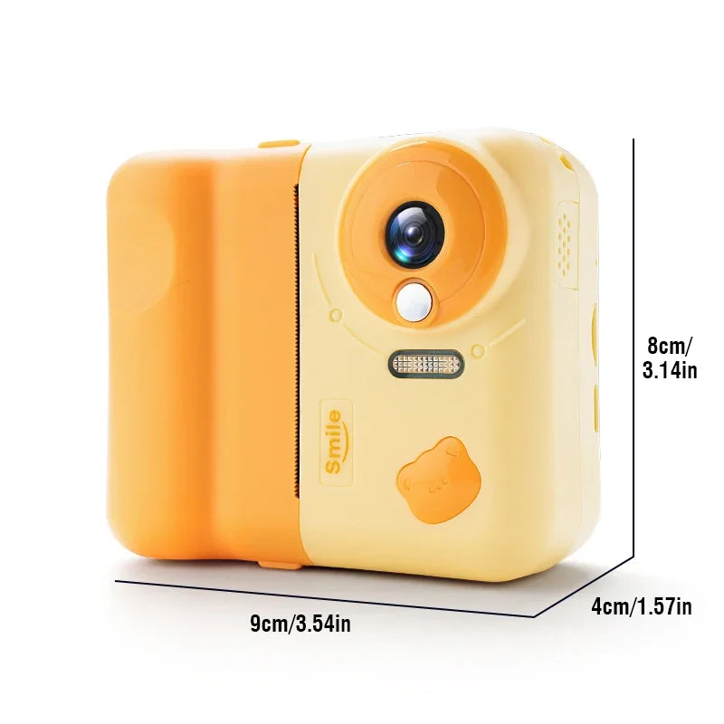 EZ 32G Instant Printing Camera Photography Portable Thermal Digital Kids Toys Girl Recorder 1080P Video Doodles 2.8in Birthday Gift