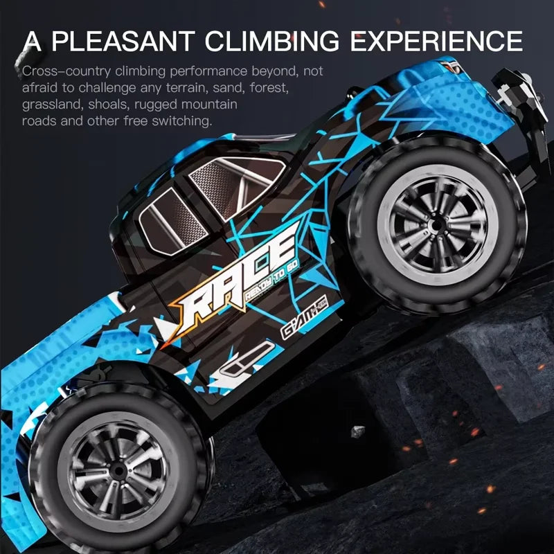 EZ 1:20 KF24 KF23 RC Car Off-Road 2WD Truck With LED Lights High Speed Remote Control Climbing Vehicle Kid Outdoor Competition Toys