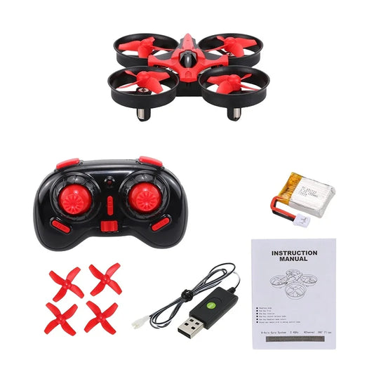 EZ Mini 2.4G 4CH 4-Axis Gyro NH-010 RC Drone Quadcopter PK Eachine E-010 JJRC H36 Headless Mode UFO Aircraft W Extra Batteries DIY