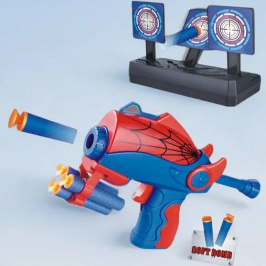 EZ Safe Sponge Soft Bullet Toy Gun for Kids Boys Role Play Shooting Game Indoor Outdoor Interactive Launcher Toy Children Day Gift