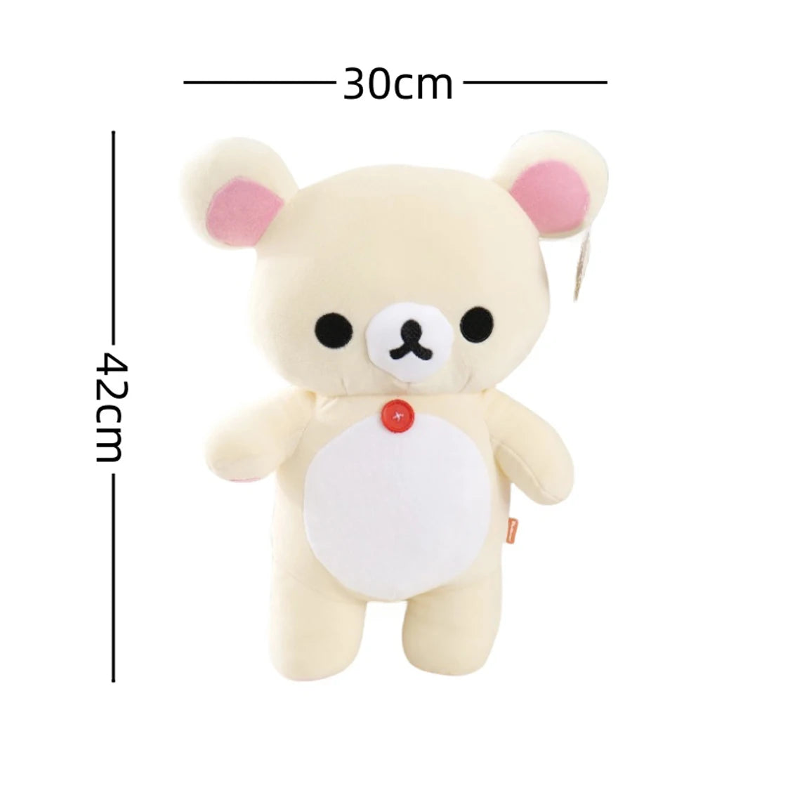 EZ Anime Rilakkuma Cartoon Plush Doll Soft bear Toys Kawaii Room Decor Teddy Bear Plushies Cute Couple Bear Xmas Gifts For Girls