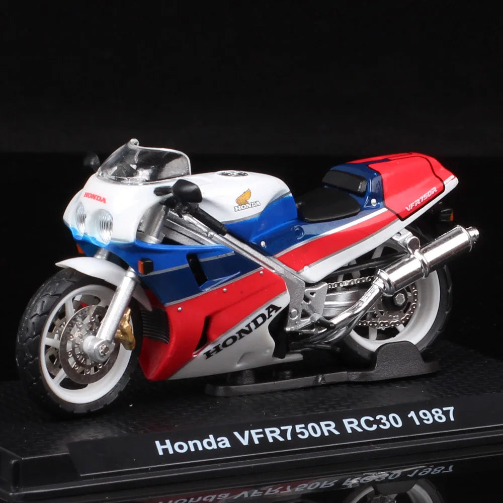 EZ Tiny 1/24 Scale Honda CB750 CB1300 CB1100r Goldwing Valkyrie VFR750R RC30 Gorilla Spring  Motorcycle Model Toy Vehicles Bike