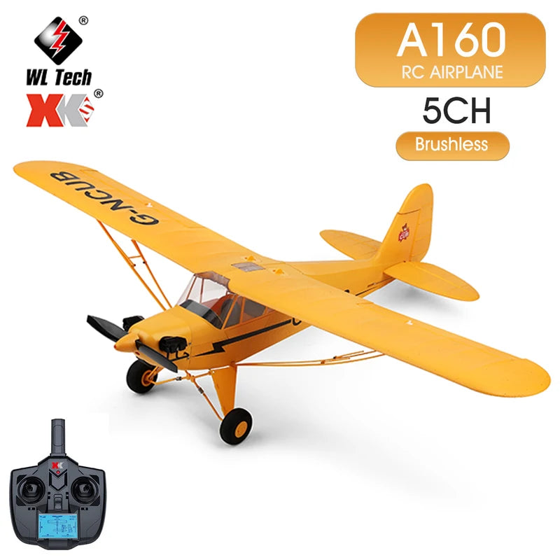 EZ Qidi560 Moore M7 Off-road RC Plane 4CH Brushless Remote Control Airplane Fixed Wing Aircraft Model EPP Foam Toys for Children