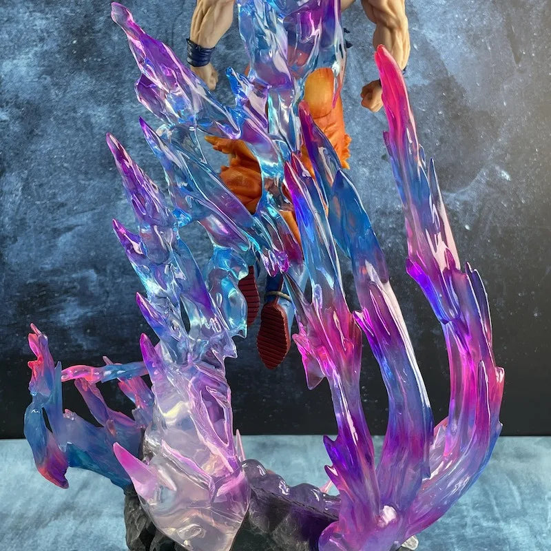 EZ Dragon Ball Anime Figure 25cm Son Goku Ultra Instinct Super Saiyan Figurine Statue Pvc Statue Model Ornament Collection Toy Gift