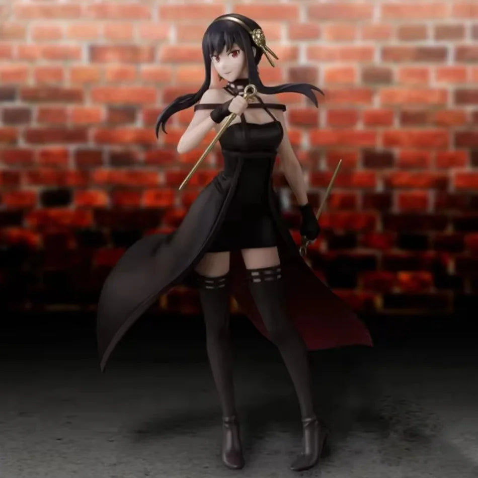 EZ 16CM SPY×FAMILY Anime Figure Kawai Anya Forger Yor Forger Action Figures Standing Figurine Collectible Model Doll Toys In Stock