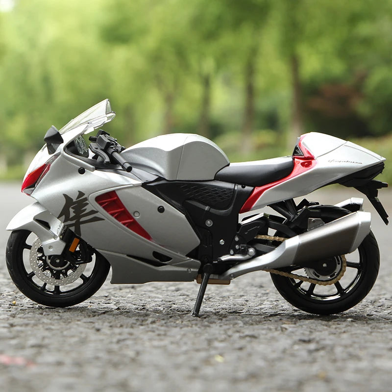 EZ Maisto 1:12 Suzuki Hayabusa 2022 Sportster Motorcycle Model Static Die Cast Vehicles Collectible Moto Toys Gift Collection