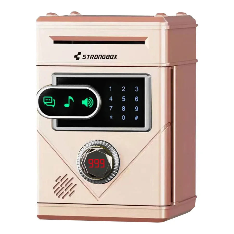 EZ Electronic Touch Screen Piggy Bank Safety Password Mini Intelligent Music Counting Money Coin Bank ATM Banks Toys For Kids Gift