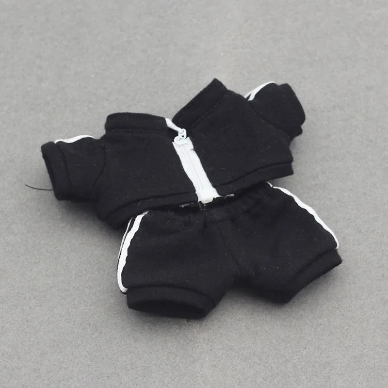 EZ Fashion Sports Clothing for 15/17cm Labubu Doll Peaked Cap Suit Ropa Labubu Outfit Accessories