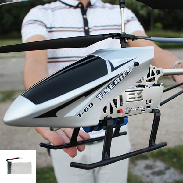 EZ Large Remote Control Helicopter 80cm Extra 2.4G 3.5CH Rc Drone Durable Charging Toy Drone Model UAV Outdoor Aircraft Helicoptero