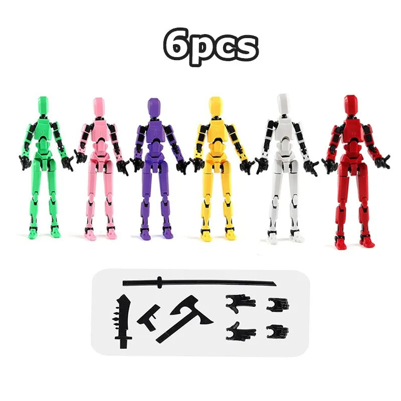 Lucky Puppets 13 Doll,Multiple Styling Combinations Robot Model