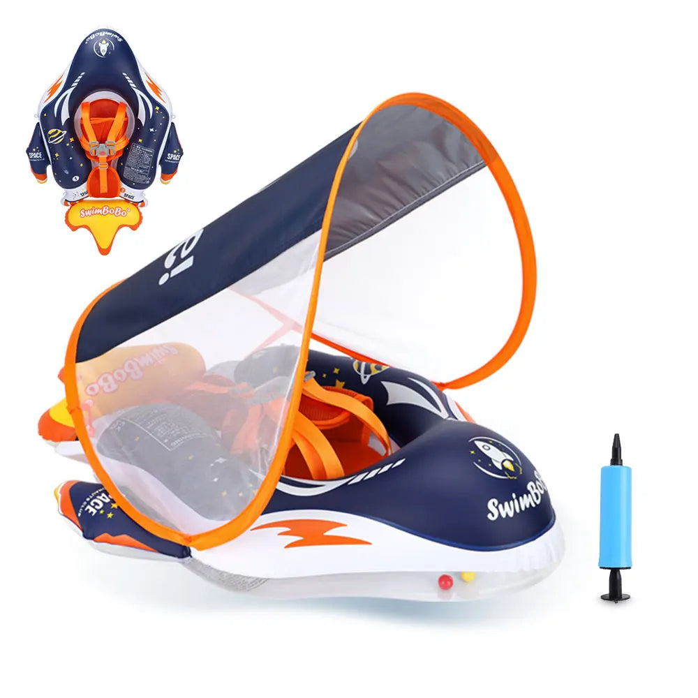 EZ Swimbobo Inflatable Baby Swimming Float Water Toy Swimming Floats Trainer Child Swim Pool Ring PVC Children Floating For Summer