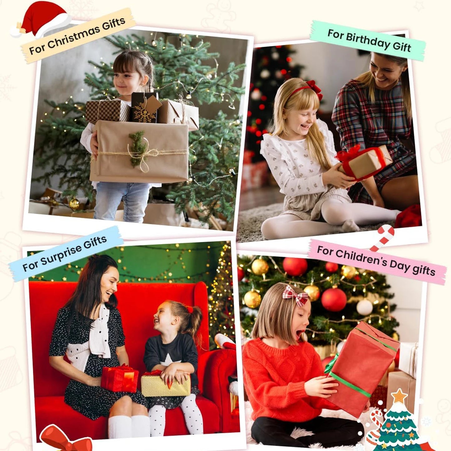 EZ Bluetooth Kids Camera Instant Print Photo 1080P Mini Toddler Camera for Boys Girls DIY Instant Print Toys With 32G SD Card