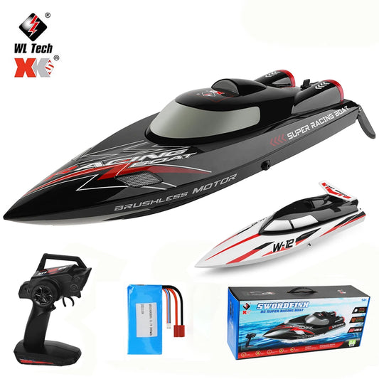 EZ WLtoys WL916 WL912-A RC Boat 2.4Ghz 55KM/H 35KM/H High Speed Racing Watercraft Remote Control Speedboat Toys For Children