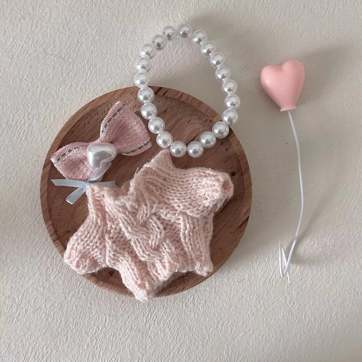 EZ 17cm labubu clothes outfit Plush doll clothes Macaron Cute Clothing DIY Kid Gift Clothes Hair accessories v1 v2 clothes