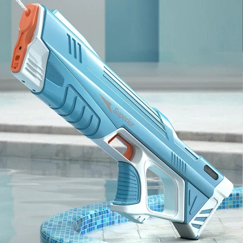 EZ Electric Water Guns For Adults Powerful Squirt Automatic Water Suction Water Blasters Summer Outdoor Beach Toy For boys Kid Gift