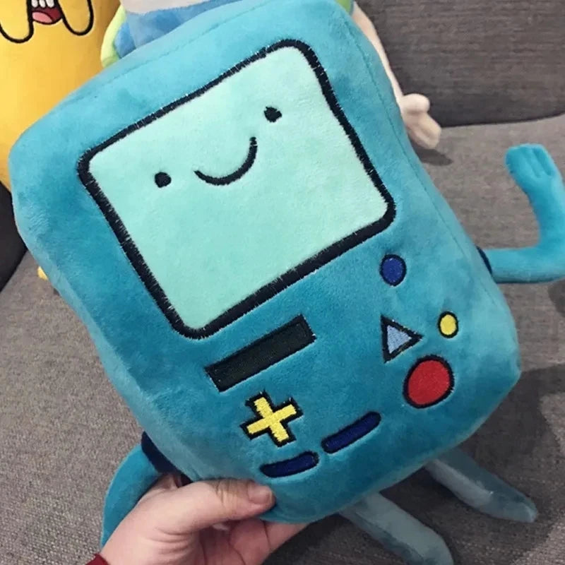 EZ New Anime Finn Jake BMO Soft Stuffed Animal Dolls Creative Adventure Time Plush Toys Cartoon Stuffed Dolls Kids Gifts