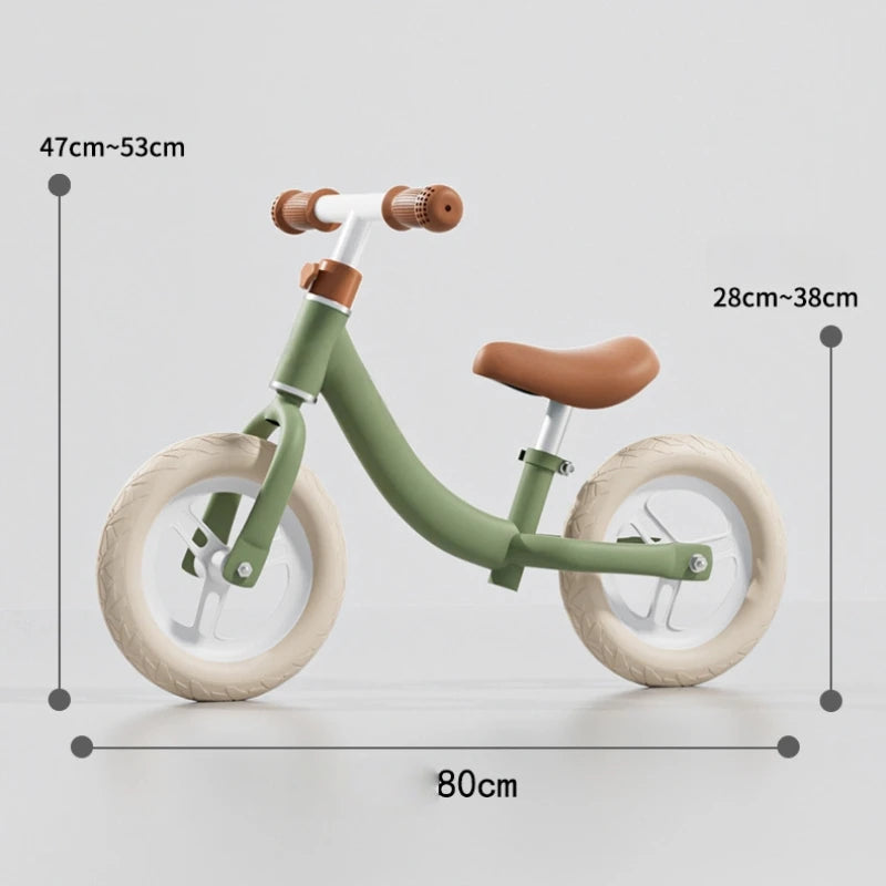 EZ Children's Balance Bikes No Pedals Bicycles for Children Aged 1 to 6 Years Old Two in One Sliding Vehicles Baby Walking Training