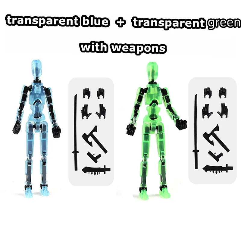 Lucky Puppets 13 Doll,Multiple Styling Combinations Robot Model