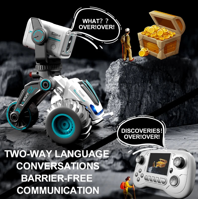 EZ DWI rc drift car with  screen can take pictures and videos rc car fpv remote conversation and shooting wireless camera RC car