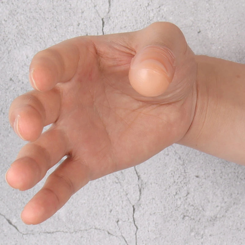 EZ 2PCS Magic Trick Fingers Thumbs with LED Battery Powered Magic Props Halloween Magic Trick Fingers Thumbs Party Toys for Child