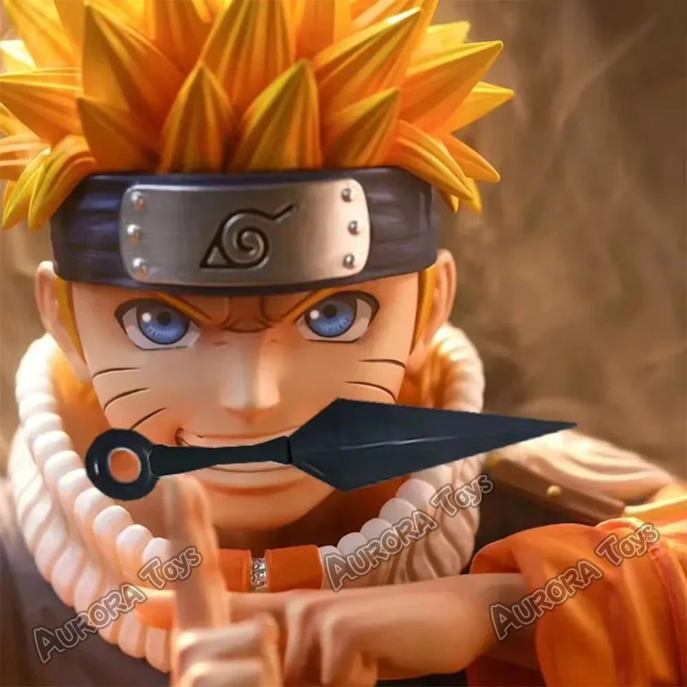 EZ 5.9in/15cm Anime Uzumaki Naruto Figure Kage Bunshin no Jutsu PVC PVC Action Figures Collection Model Toys Gifts