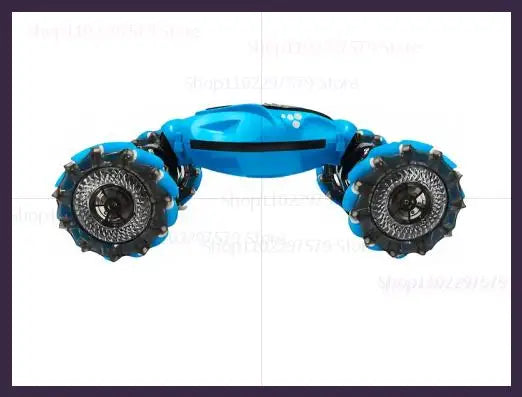 EZ 4WD Stunt Drift Car with LED Lights Remote Control Electric Kids Toys Gesture Induction Deformation Twist RC Car For Children