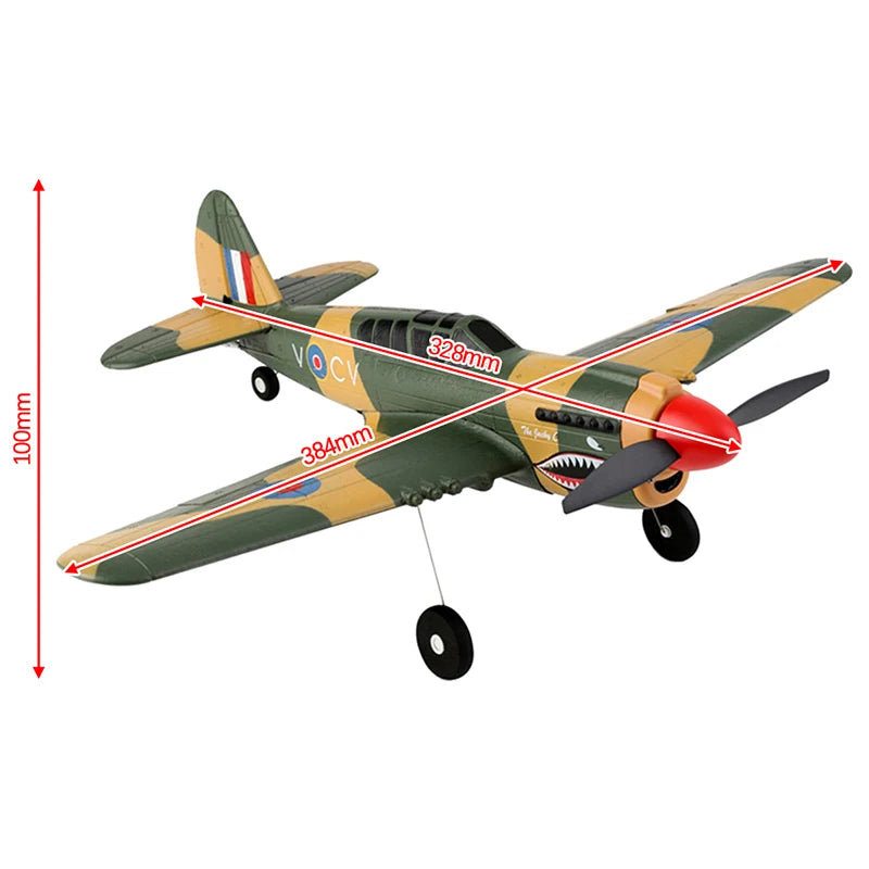 EZ WLtoys A220 A210 A260 2.4G 4Ch 6G/3D Stunt Plane Six Axis RC Fighter RC Airplane Electric Glider Unmanned  Aircraft Outdoor Toy