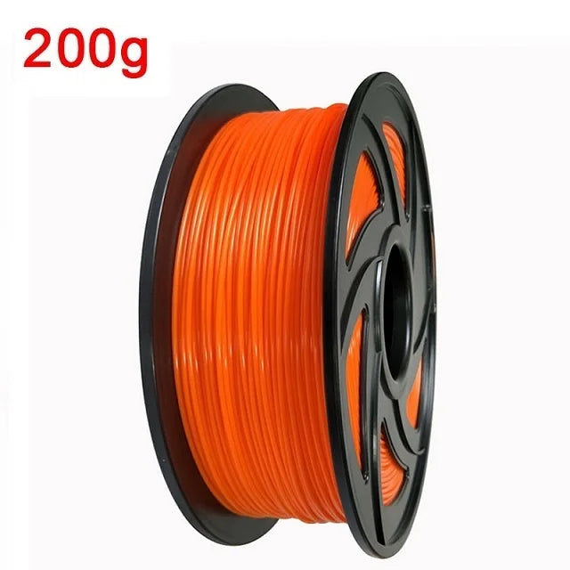 EZ Flexible Filament TPU 1.75mm 200g Translucent Filament Soft 95A TPU FDM 3D Printer Material Glow In The Dark Filament Rainbow