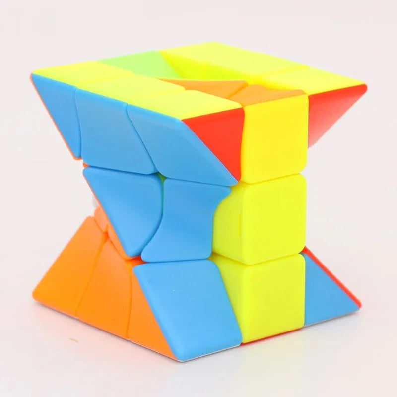 EZ Colorful Twisted Puzzle Speed Magic Cube Cubes Professional Developing Intelligence Educational Toy Cube For Children