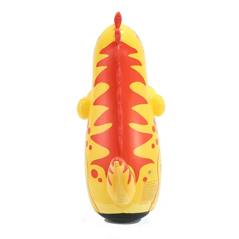 EZ Inflatable Tumbler Boxing Standing Punching Bag Dinosaur Model Parent Child Toys for Kids Games Sport Activity Outdoors Gifts