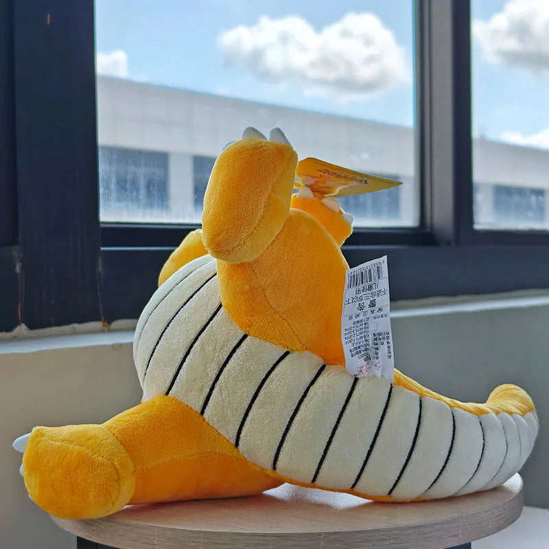 EZ Pokemon Stuffed Toys Kawaii Dragonite Cartoon&Cute Plush Dolls Throw Pillow Birthday Gift for Kids Friends Boys Home Decoration