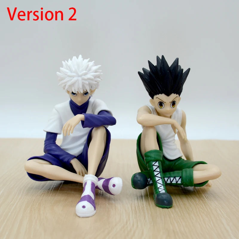 EZ 13cm Hunter x Hunter Gon Freecss Anime Figure Alluka Zoldyck Action Figure Chrollo Lucilfer/Kurapika Figurine Model Toys Gift