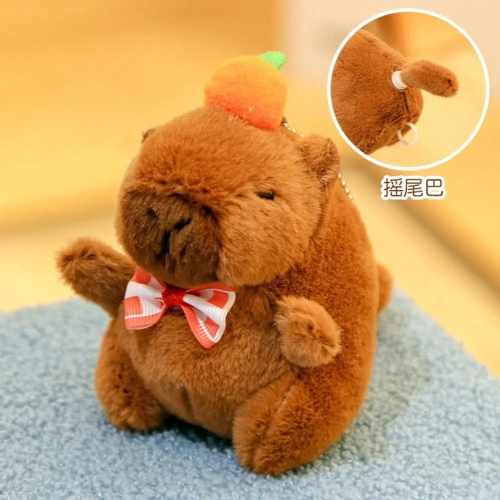 EZ Cute Capybara Plush Toy Hoodie with Wings Simulation Doll Small Size Stuffed Animals Anime Fluffty Toy Birthday Party