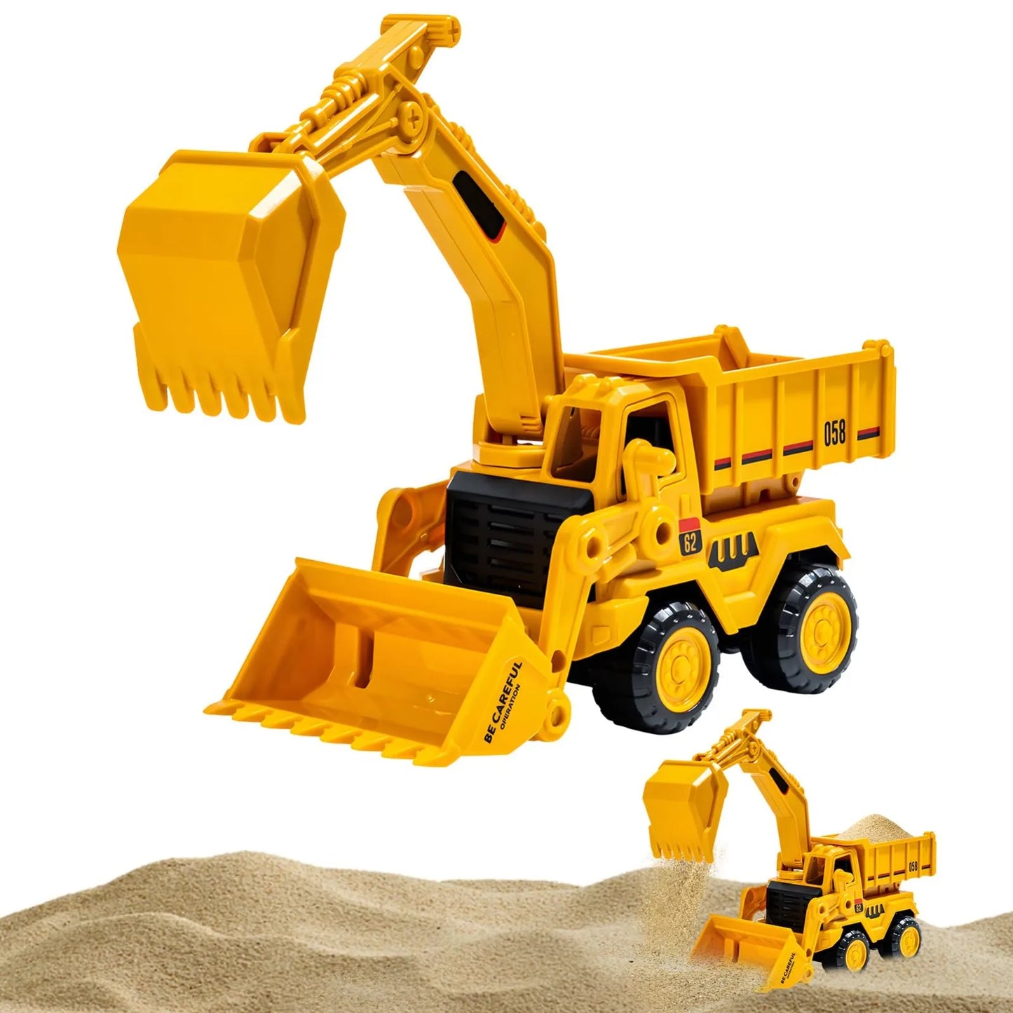 EZ Excavator Truck Model Toy Engineering Vehicle Toddler Early Education Construction Vehicles Truck Boys Gifts