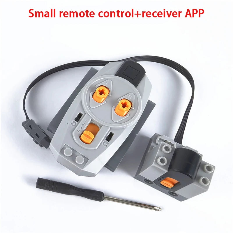 EZ Technical Electronic Building Block MOC Refit Accessories Micro-motor RC Power Functions Parts Creative DIY Car Bricks Kids Toys