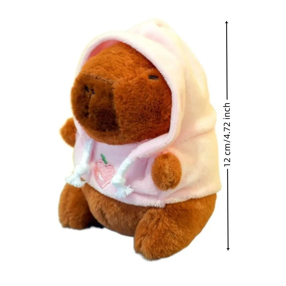 EZ Cute Capybara Plush Toy Hoodie with Wings Simulation Doll Small Size Stuffed Animals Anime Fluffty Toy Birthday Party
