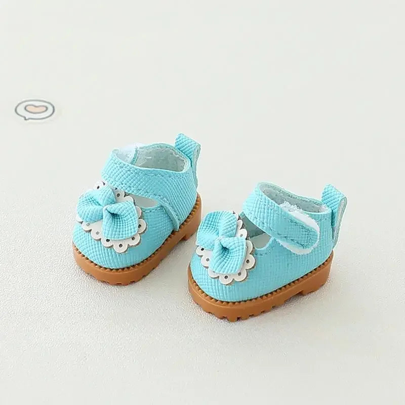 EZ (Only shoes)For LABUBU 17cm Cotton Dolls Shoes Toys Casual Sports Shoes Dolls Accessories for labubu outfits