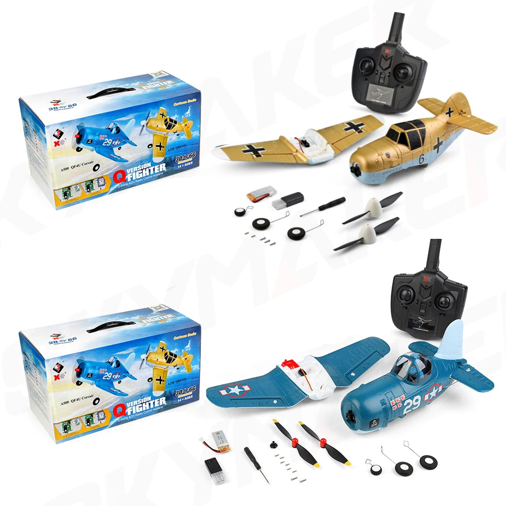 EZ WLtoys RC Plane A500 A250 Glider EPP Airplane 4CH 3D/6G 6-Axis Gyro Flying Remote Control Electric Model Plane Toys for Children