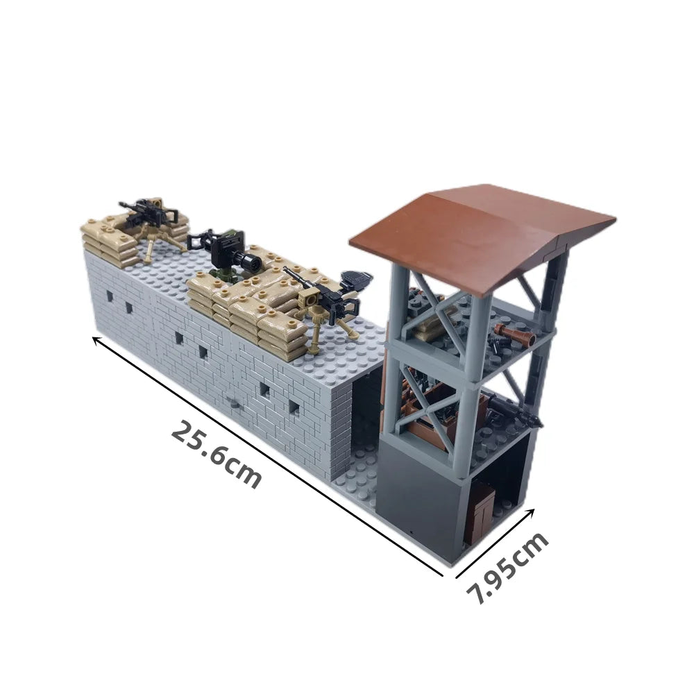 EZ MOC WW2 German Military Weapons Building Blocks Toys for Boys Compatible Transform Army Soldiers Bricks Kids Xmas Birthday Gift