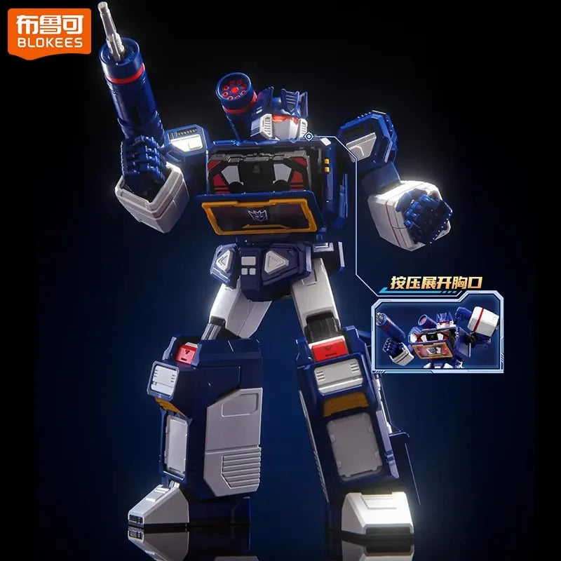 EZ 18.5CM Original Transformation Soundwave RUMBLE RAVAGE LASERBEAK RATBAT G1 ACTION EDITION Action Figure Toy Decepticons Autobots