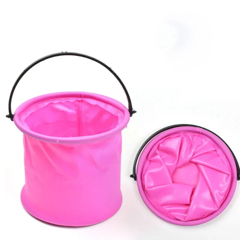 EZ Beach Sand Toy Play Bucket Toy Folding Collapsible Bucket Gardening Tool Outdoor Sand Pool Play Tool Toy Kids Summer Favor