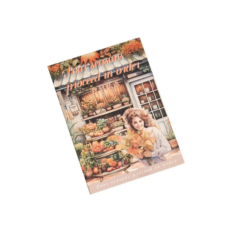 EZ 20pcs PET Stickers Season Series PET Decorative Stickers DIY Diary Girls Scrapbooking Material Decor Album Stationery Stickers