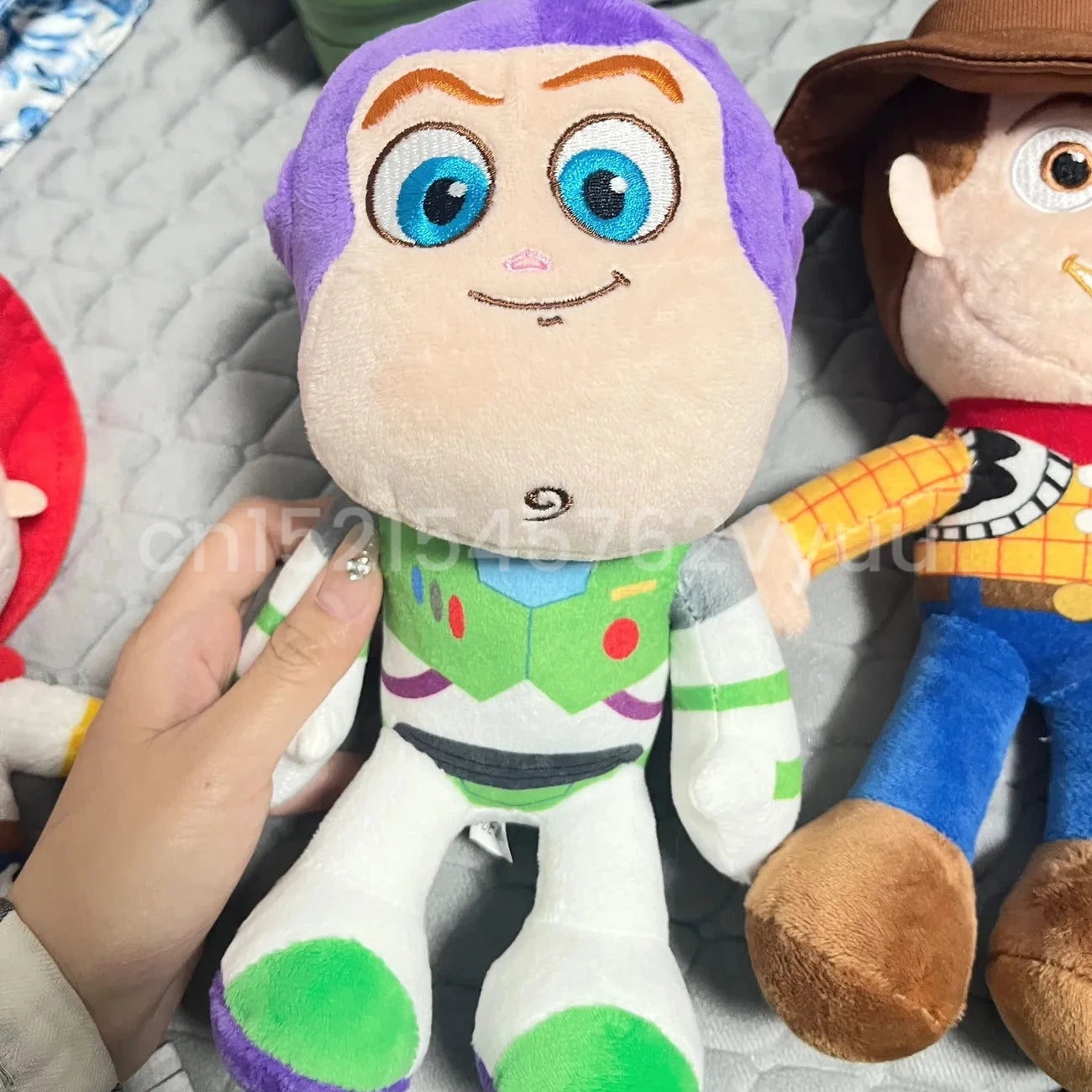 EZ 23cm Cute Woody Buzz Lightyear Plush Toy Lovely Stuffed Anime Jessie Plushies Pendant Cartoon Doll Home Decor Xmas Gifts