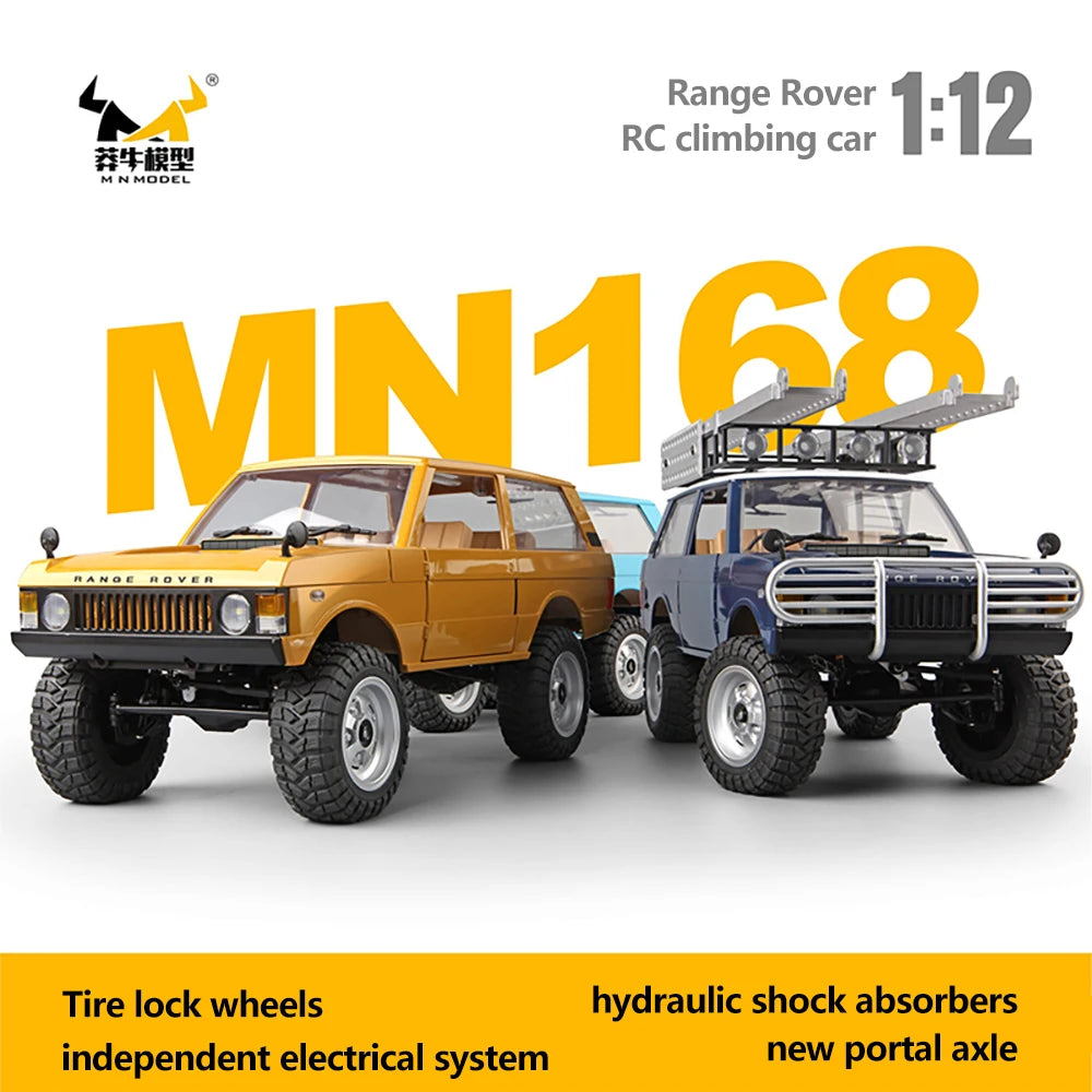 EZ NEW 1/12 MN168 Rc Car MN Model 4WD Remote Control Crawler Off Road Vehicle Electric Climbing Car Toys for Children Adults