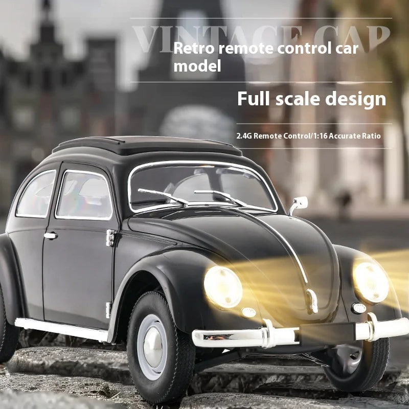 EZ 1/16 Wpl D62mini For Vw Beetle Hardtop Sedan Model 1949-1963 Remote Control Car Toy Carremote Control Rc Climbing Car Toy Gift